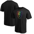 thumbnail image 1 of Men's Black Real Salt Lake Pride Logo T-Shirt, 1 of 3