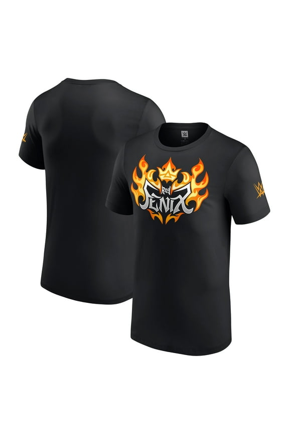 Men's Black Rey Fenix Flame Logo T-Shirt