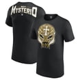 thumbnail image 1 of Men's Black Rey Mysterio 619 Gold Mask T-Shirt, 1 of 3
