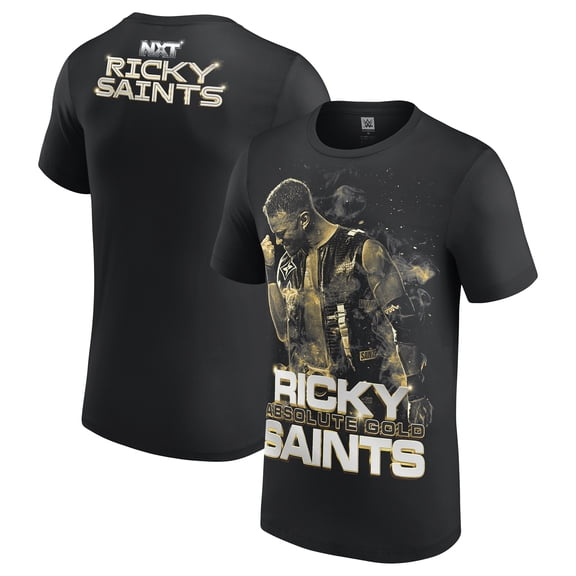 Men's Black Ricky Saints Photo T-Shirt