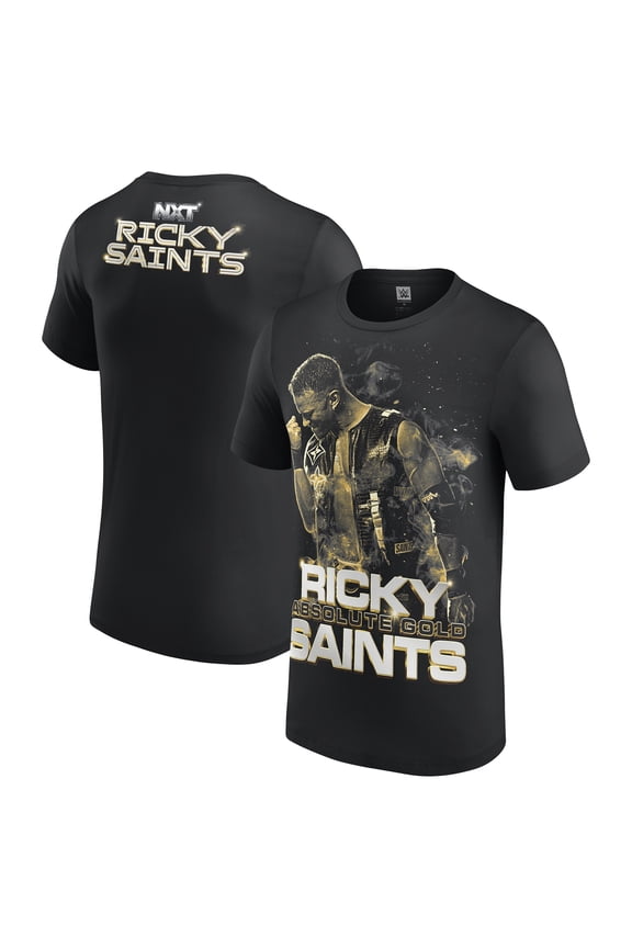 Men's Black Ricky Saints Photo T-Shirt