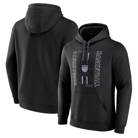 Men's Black Sacramento Kings Michelob Ultra Full Court Pullover Hoodie