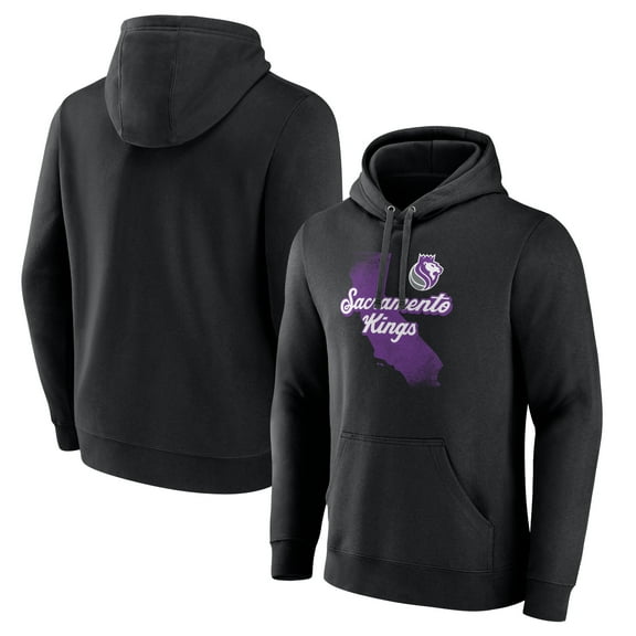 Men's Black Sacramento Kings Pick & Roll Coverage Pullover Hoodie