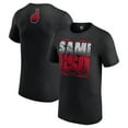 thumbnail image 1 of Men's Black Sami Zayn Sami Uso T-Shirt, 1 of 3