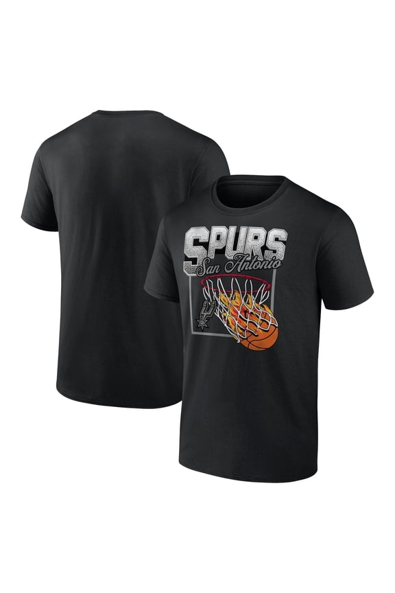 Men's Black San Antonio Spurs Alley Oop T-Shirt