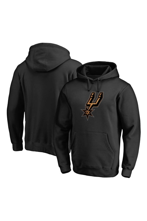 Men's Black San Antonio Spurs Hardwood Pullover Hoodie