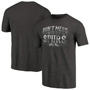 Mens Black San Antonio Spurs Hometown Collection Step Back Tri-Blend T-Shirt