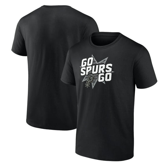 Men's Black San Antonio Spurs Pick & Roll Coverage T-Shirt