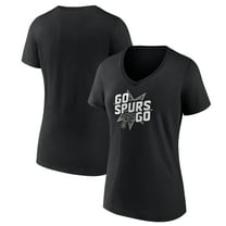 Men's Black San Antonio Spurs Pick & Roll Coverage V-Neck T-Shirt