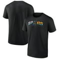 thumbnail image 1 of Men's Black San Antonio Spurs Pride T-Shirt, 1 of 3