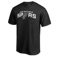 thumbnail image 1 of Men's Black San Antonio Spurs Secondary Logo T-Shirt, 1 of 3