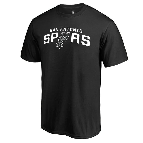 Men's Black San Antonio Spurs Secondary Logo T-Shirt