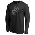thumbnail image 1 of Men's Black San Antonio Spurs Splatter Logo Long Sleeve T-Shirt, 1 of 3