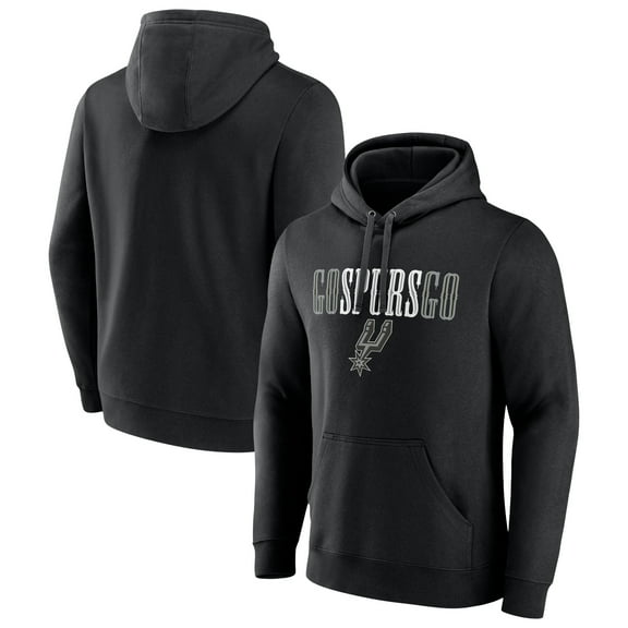 Men's Black San Antonio Spurs Tip-Off Pullover Hoodie