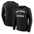 thumbnail image 1 of Men's Black San Antonio Spurs Victory Arch Team Long Sleeve T-Shirt, 1 of 3