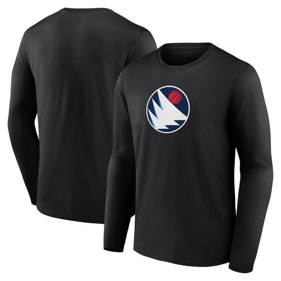 Men's Black San Diego Clippers Primary Logo Long Sleeve T-Shirt