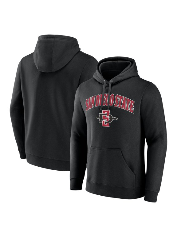 Men's Black San Diego State Aztecs Campus Pullover Hoodie