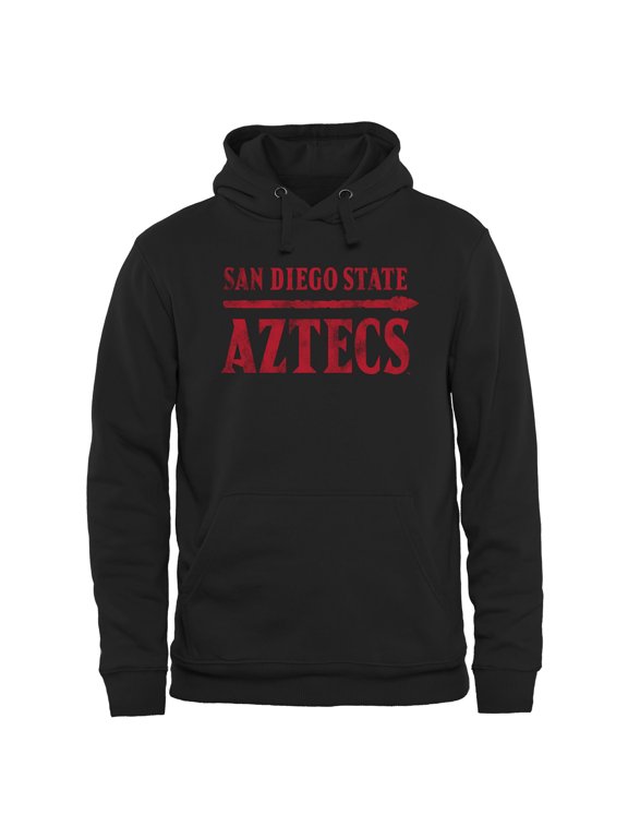 Men's Black San Diego State Aztecs Classic Wordmark Pullover Hoodie