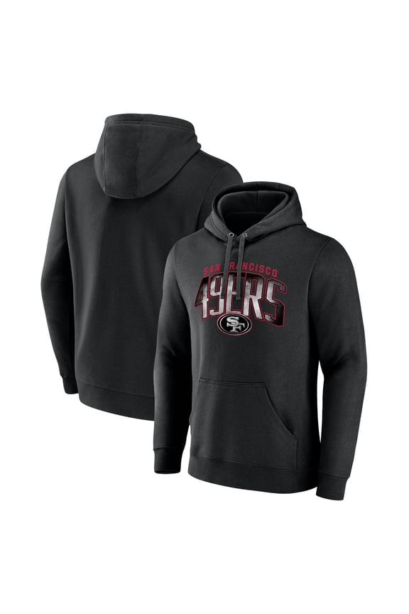 Men's Black San Francisco 49ers Smoke Arch Pullover Hoodie