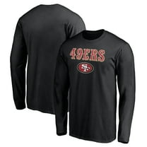 Men's Black San Francisco 49ers Team Lockup Long Sleeve T-Shirt