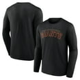thumbnail image 1 of Men's Black San Francisco Giants Giants Alternate Club Lettering Long Sleeve T-Shirt, 1 of 3