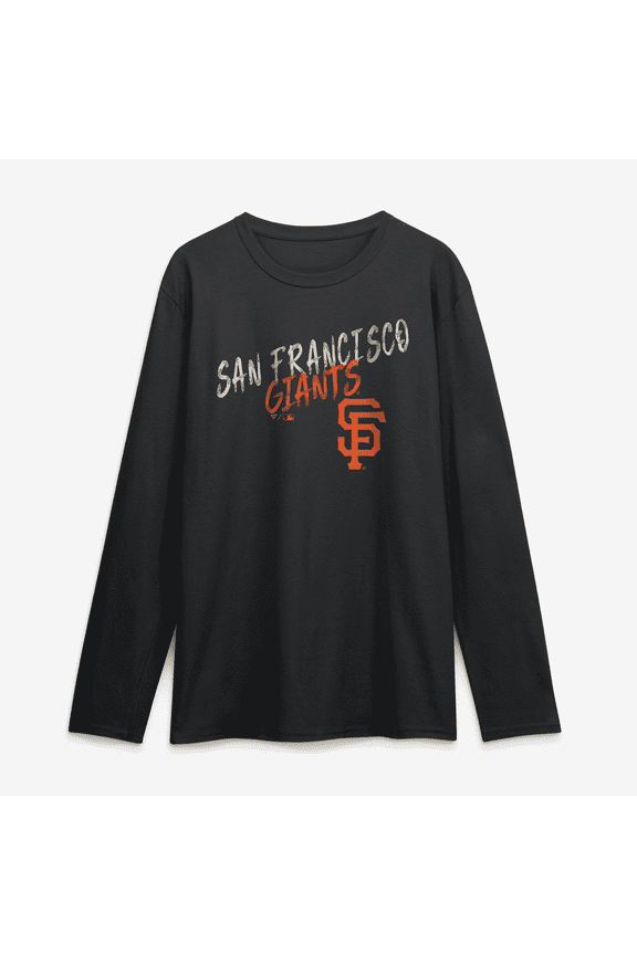 Men's Black San Francisco Giants Hustle Long Sleeve T-Shirt