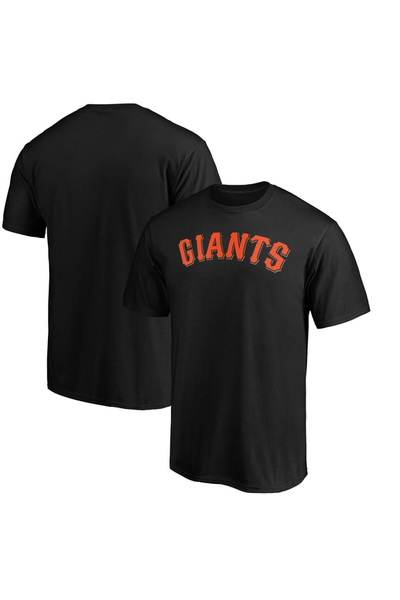 Men's Black San Francisco Giants Official Team Wordmark T-Shirt