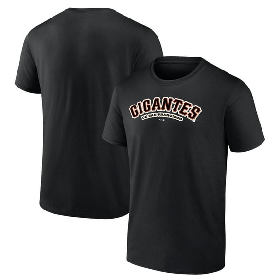 Men's Black San Francisco Giants Spanish Logo T-Shirt