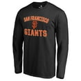 thumbnail image 1 of Men's Black San Francisco Giants Victory Arch Long Sleeve T-Shirt, 1 of 1