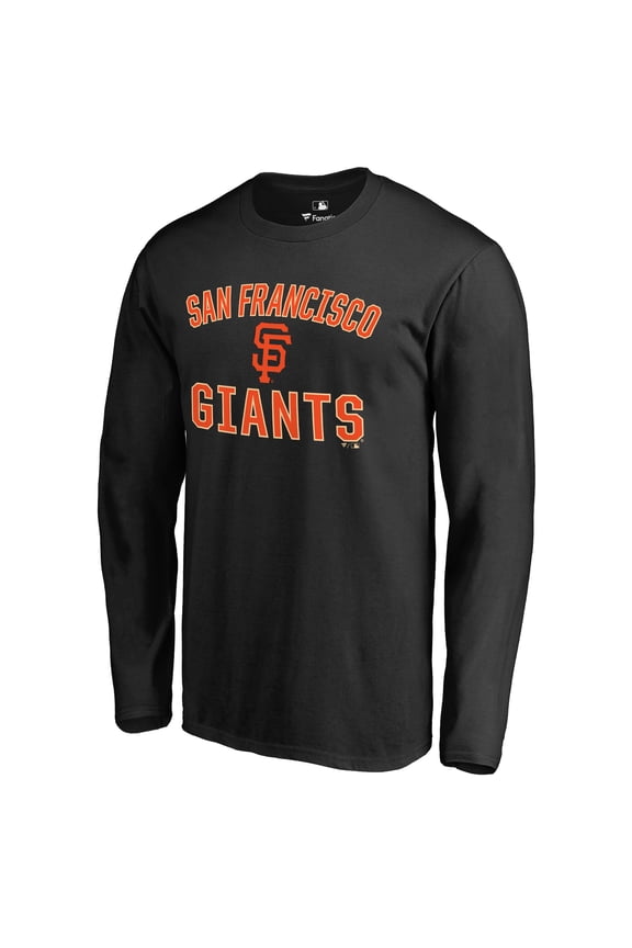 Men's Black San Francisco Giants Victory Arch Long Sleeve T-Shirt