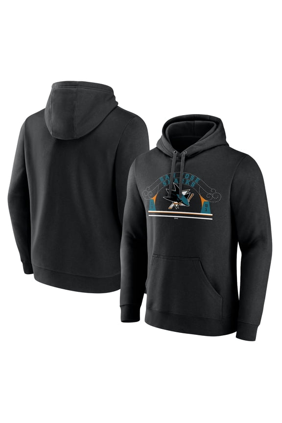 Men's Black San Jose Sharks Represent Pullover Hoodie
