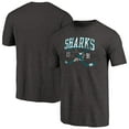 thumbnail image 1 of Men's Black San Jose Sharks Vintage Collection Line Shift Tri-Blend T-Shirt, 1 of 3