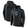 thumbnail image 1 of Men's Black Seattle Kraken Midnight Mascot Pullover Hoodie, 1 of 3