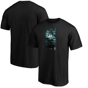Men's Black Seattle Mariners Midnight Mascot Logo T-Shirt