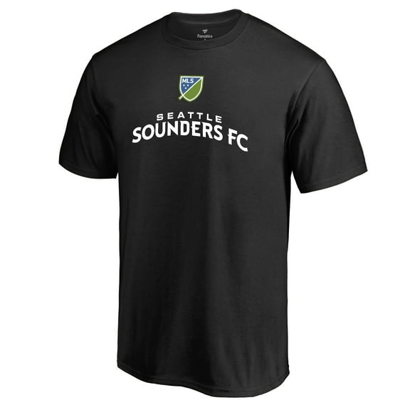 Men's Black Seattle Sounders FC Shielded T-Shirt