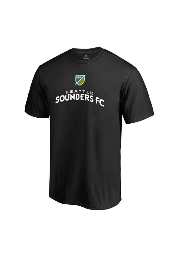 Men's Black Seattle Sounders FC Shielded T-Shirt