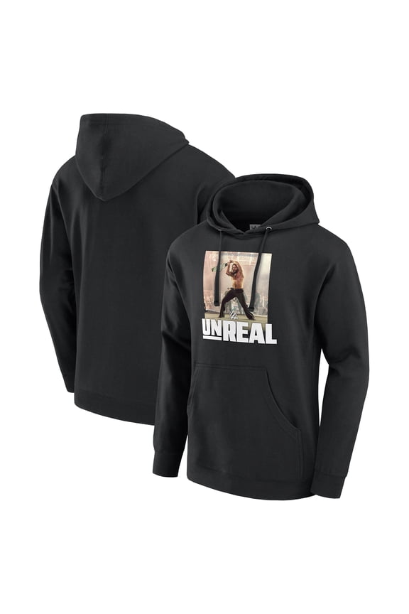 Men's Black Seth Rollins Unreal Hoodie