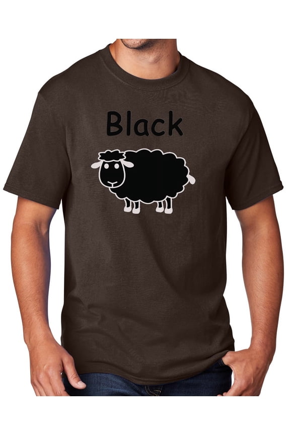 Men's Black Sheep of the Family T-shirt, 2XL Dark Chocolate Brown