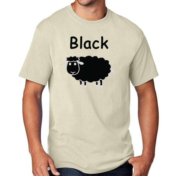 Men's Black Sheep of the Family T-shirt, 2XL Natural