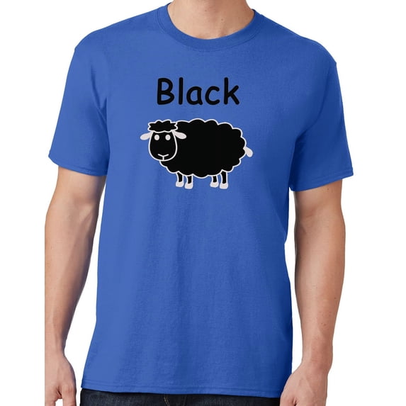 Men's Black Sheep of the Family T-shirt, 3XL Royal Blue
