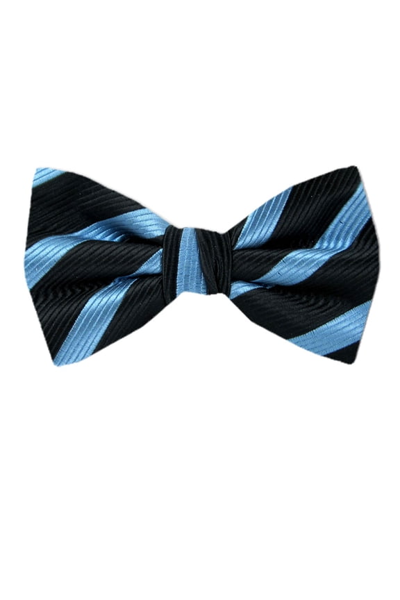 Men's Black Silk Self Tie Bowtie Tie Yourself Bow Ties