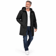 Shell Jacket Army Men's Black Small Waterproof Long Rain Shell Jacket Windbreaker ...