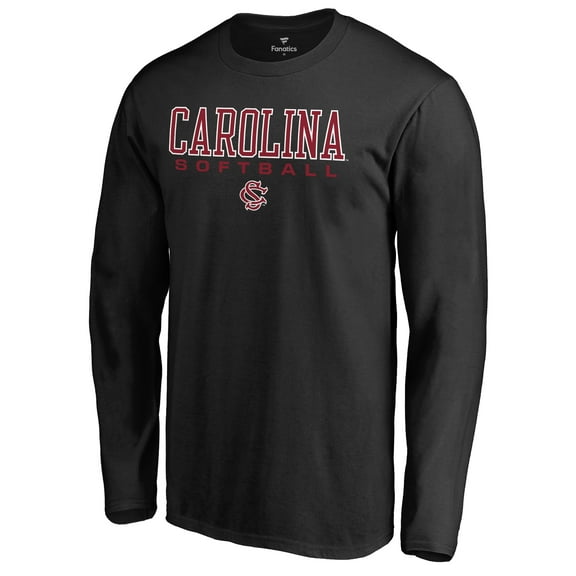 Men's Black South Carolina Gamecocks Team Unity Softball Long Sleeve T-Shirt