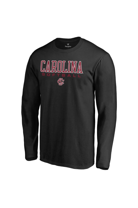 Men's Black South Carolina Gamecocks Team Unity Softball Long Sleeve T-Shirt