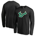 thumbnail image 1 of Men's Black South Florida Bulls Primary Logo Long Sleeve T-Shirt, 1 of 3