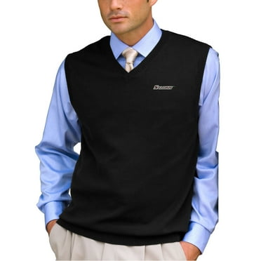 Men's Black Southern Illinois Salukis Milano Knit Sweater Vest