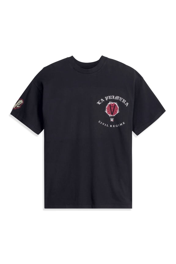 Men's Black Stephanie Vaquer Civil Regime La Primera T-Shirt
