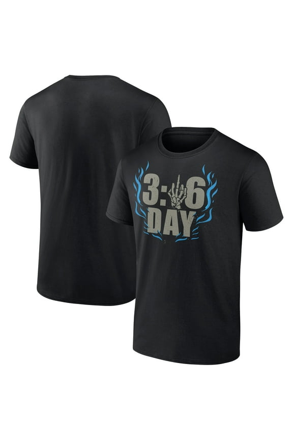 Men's Black "Stone Cold" Steve Austin 3:16 T-Shirt