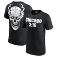 thumbnail image 1 of Men's Black "Stone Cold" Steve Austin Chicago 3:16 T-Shirt, 1 of 3