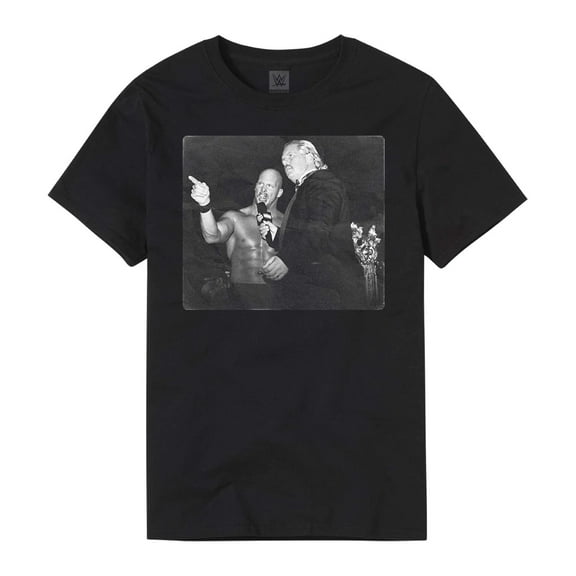 Men's Black "Stone Cold" Steve Austin KOTR 1996 Interview T-Shirt